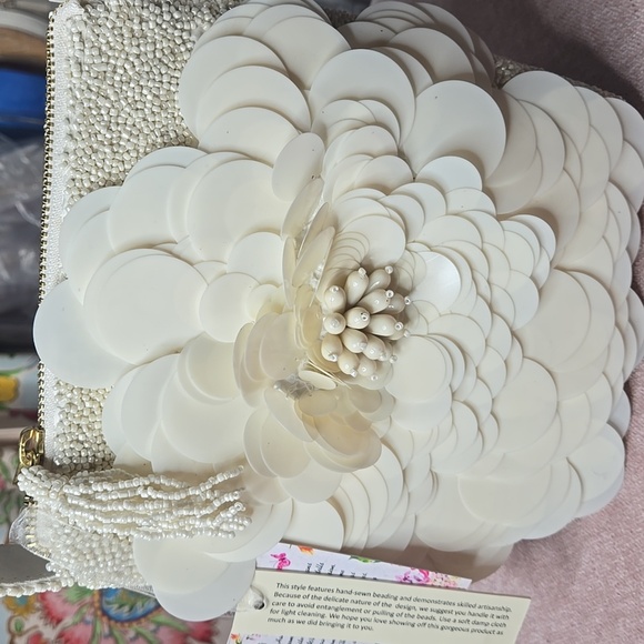 NWT 3D India Beaded Bag - Picture 2 of 4